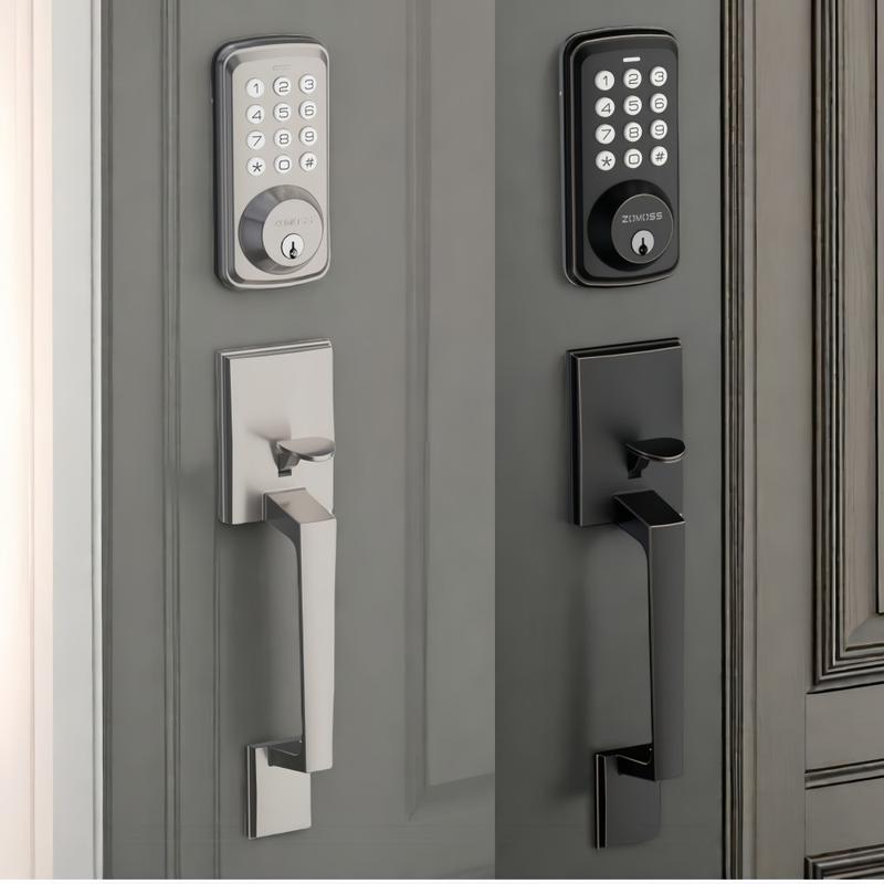 Door Lock With doorknob-Keypad Electronic Deadbolt Lock With Handle, Auto Lock, Back Lit keyboard, Customizable Codes,For Secure Home Access,Easy Installation