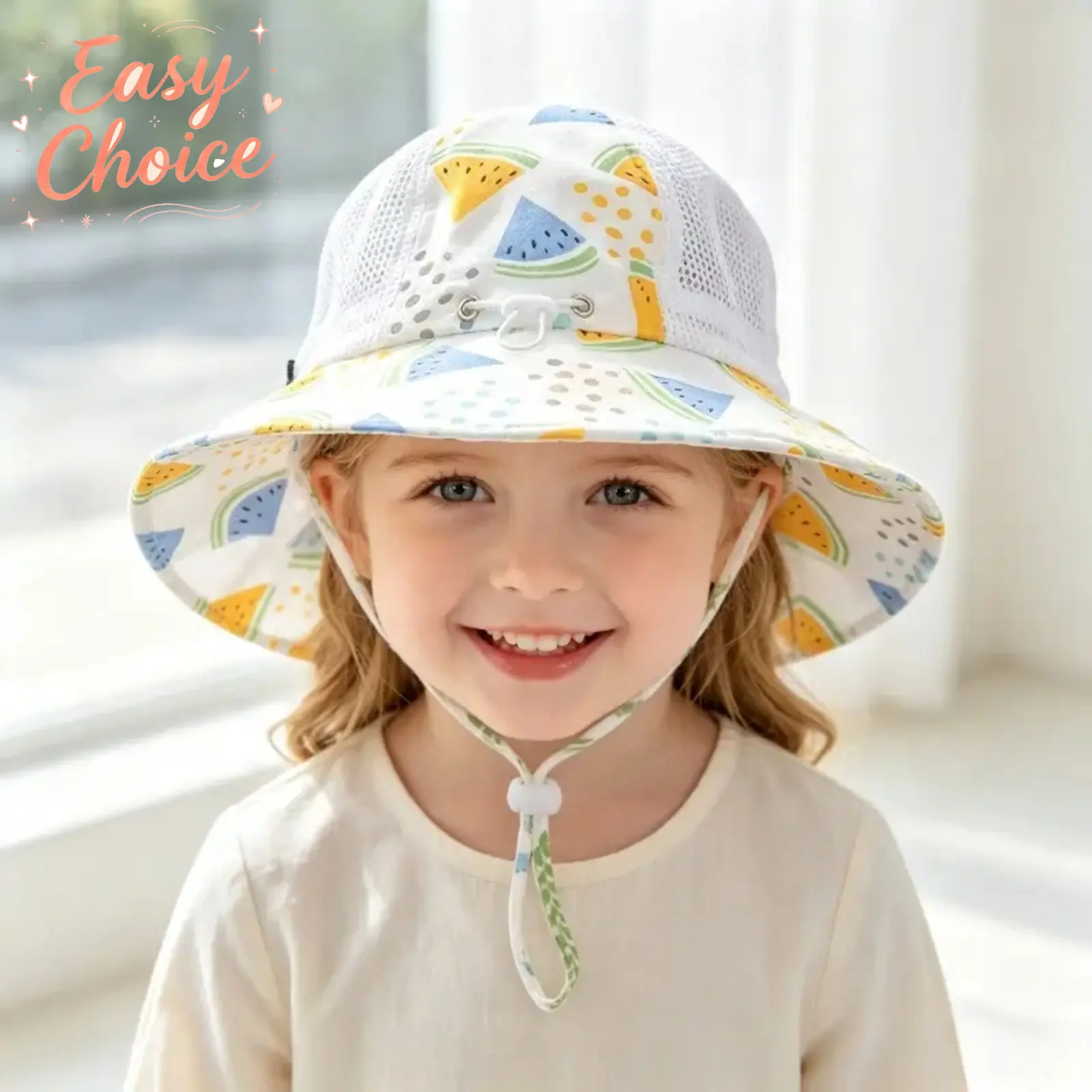 Thin Mesh Breathable Bucket Sun Hat, UPF UV Protection Hollow Fisherman Cap For Men Women, Wide Brim Windproof Chin Strap Light Summer Hat For Beach Park Family Vacation Daily Outdoor