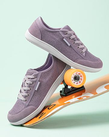 HOBIBEAR Barefoot Shoes for Women Men Zero Drop Sole Wide Toe Box Walking Sneakers Footwear Training Purple Breathable Soft Flexible Non-slip SpringStatements