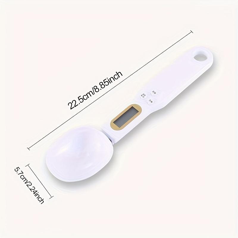 Digital Kitchen Scale Spoon, 1 Count Battery Powered Electronic Food Scale Spoon, Kitchen Measuring Tool for Food Weighing & Portion Control, Utensils, Kitchenware, Cooking, Kitchen Gadgets