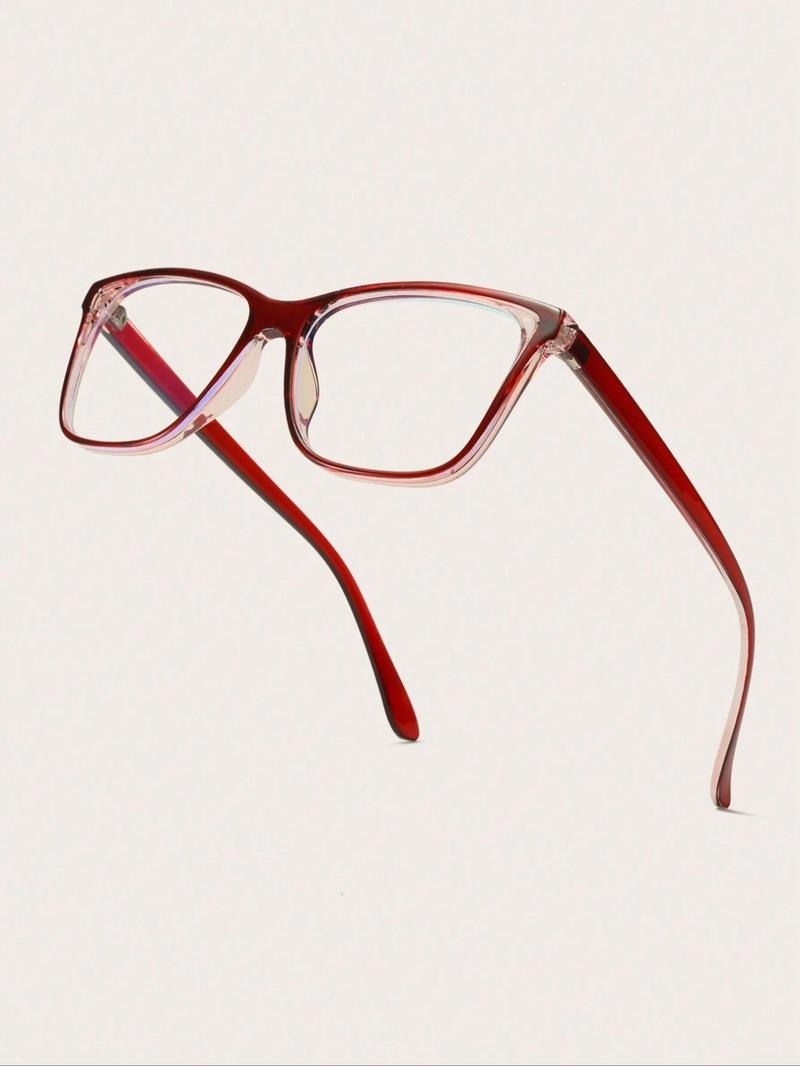 Women's Cat Eye Glasses Frame, Unique Fresh Simple Design, Daily Wear Eyewear Accessory, Casual Style, All Seasons, Trending Glasses