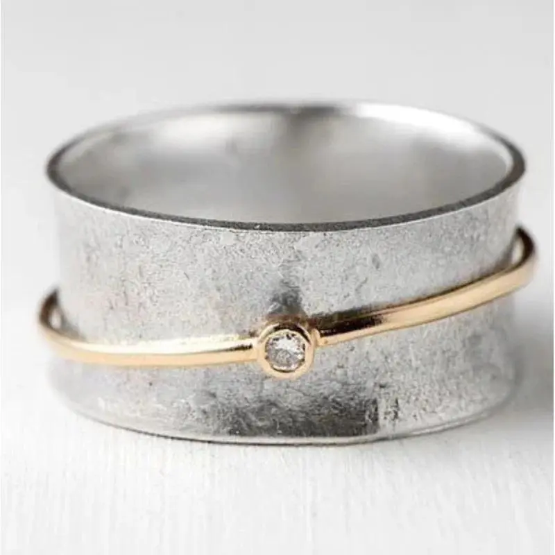 New Fashion Simple Creative Silver Ring Women's Party Accessories Gift Customized Jewelry