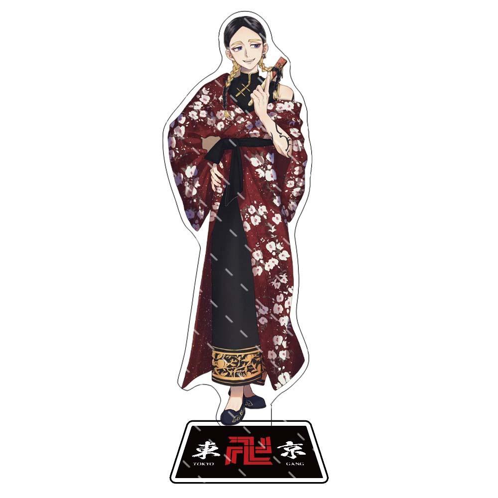 Anime Tokyo-revenge Acrylic Bracket Model Character Manjiro Sano Draken Model Desktop Decoration Standing Fan Collection Gift