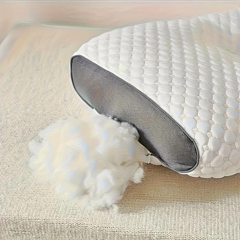 This product boasts a 4D ergonomic design with specific areas tailored for back and side sleepers, Comfortable Pillow Designed for Neck Support, Featuring a Zoned Contour for Side And Back Sleepers, with a Cooling Cover That Is Breathable And Washable.