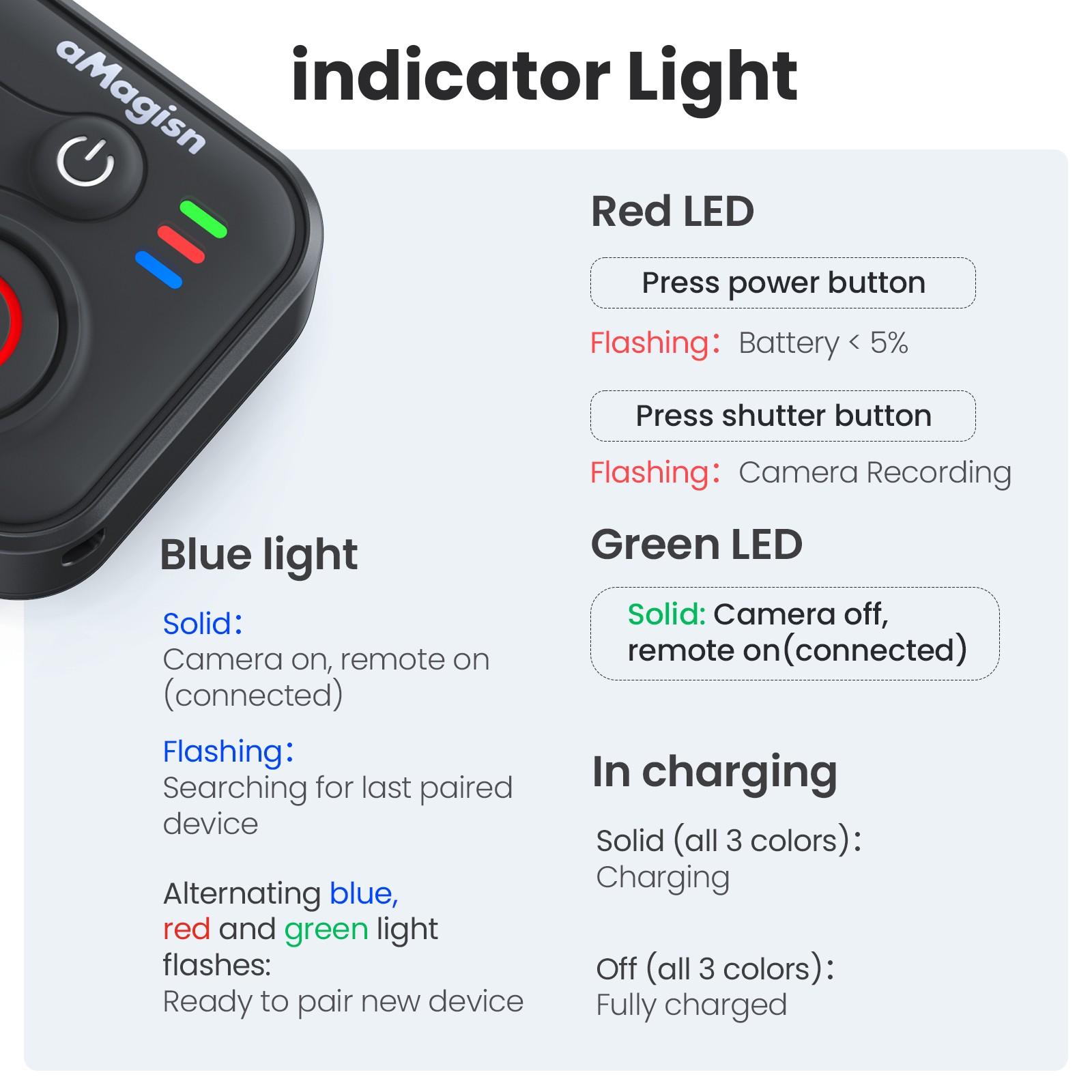 Bluetooth-compatible Remote Controller Dji Osmo 360 Action Camera, Compatible with Dji Osmo 360 Action 6 5 Pro/4, Sports Cam Accessories