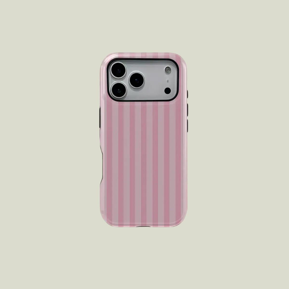 1PC Striped Print Phone Case For Summer, Rugged Shockproof 2in1 Protective Shell for iPhone 17 16 15 14 13 12 Pro Max, Samsung Galaxy S26 S25 S24 S23 Ultra Series Holiday Gift Minimalist Fashion Case Cover, Accessories, Multi-Model, One-Piece