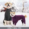 Dog Winter Warm Coat for Large Medium Dogs, High Neck Cold Weather Jacket, Full Body Snowsuit, Comfortable Windproof Dog Sweater, Husky Clothes