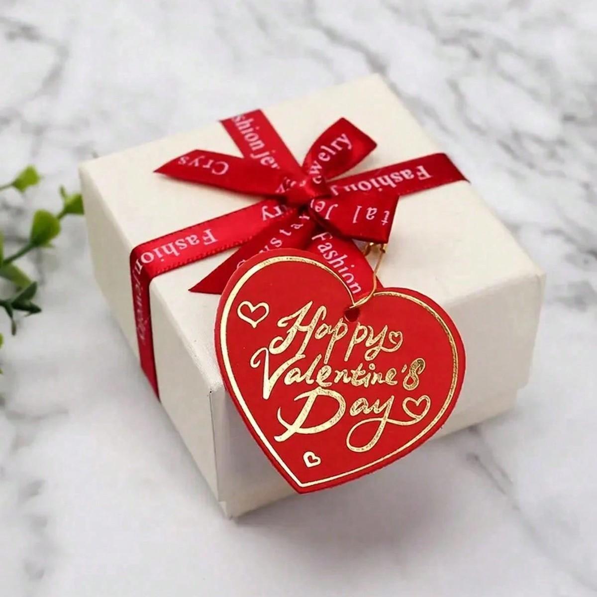 Valentine's Day Gift Tags, Letters, Heart Shaped Paper Labels, Party Decor, Holiday Gifts, Special Occasions