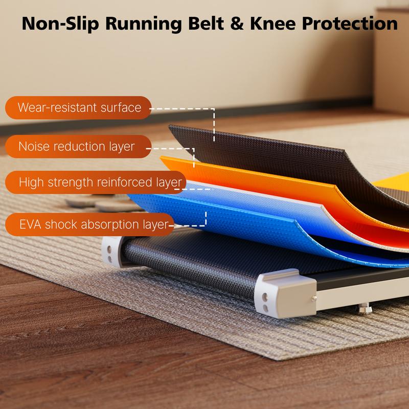 YAGUD Colorful Handrail Folding Treadmill, Quiet Motor Walking Pad, 300lbs Max Load, Shock Absorption, Remote Control, Easy Transport, Includes Resistance Bands YAGUD Colorful Handrail Folding Treadmill, Quiet Motor Walking Pad, 300lbs Max Load, Shock Absorption, Remote Control, Easy Transport, Includes Resistance Bands