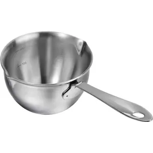 6.76 Oz Mini Butter Warmer Stainless Steel Small Melting Pot For Stove Top 0.2 Quart
