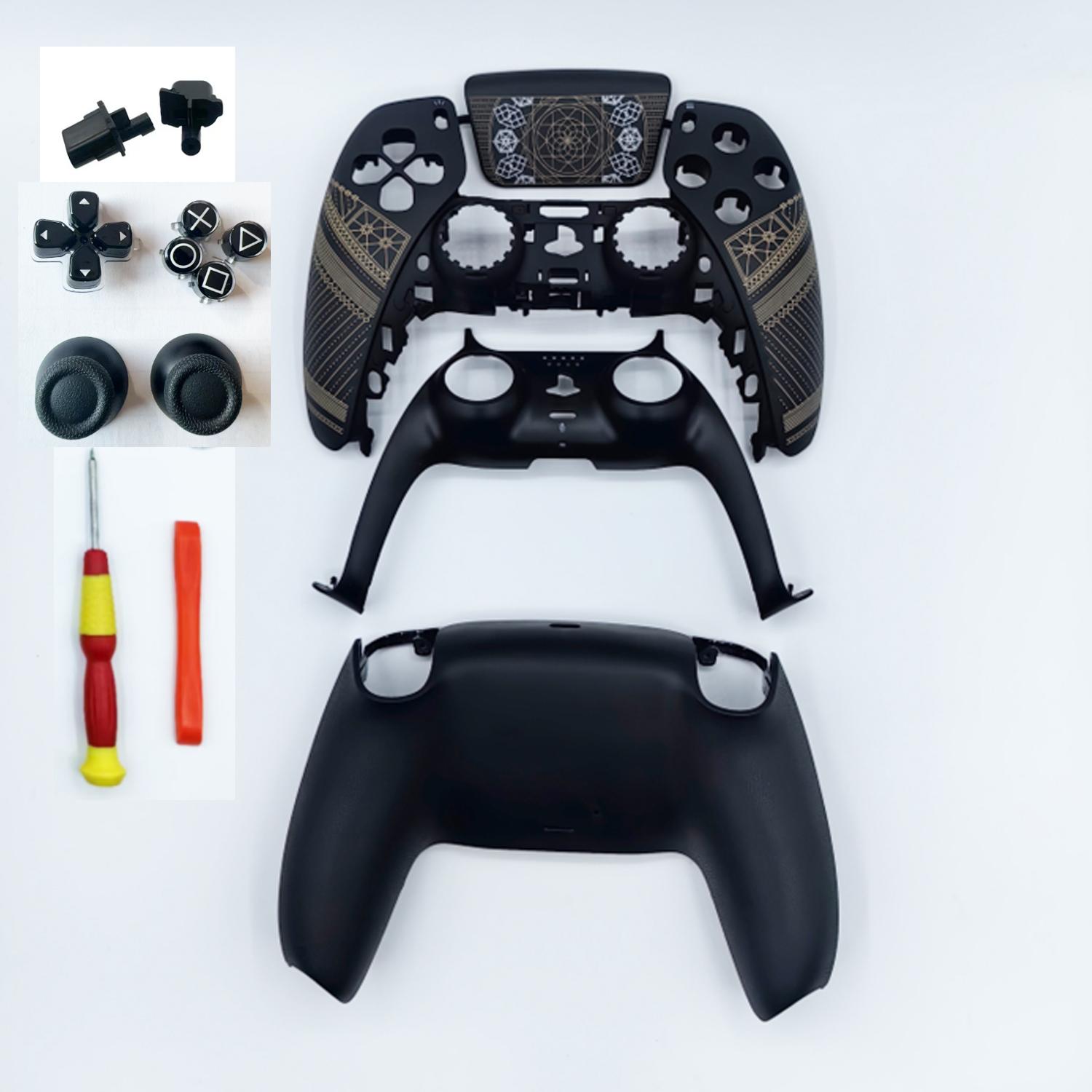 Ps5 Controller DIY Replacement Shell, Water Transfer Film Sticker ...