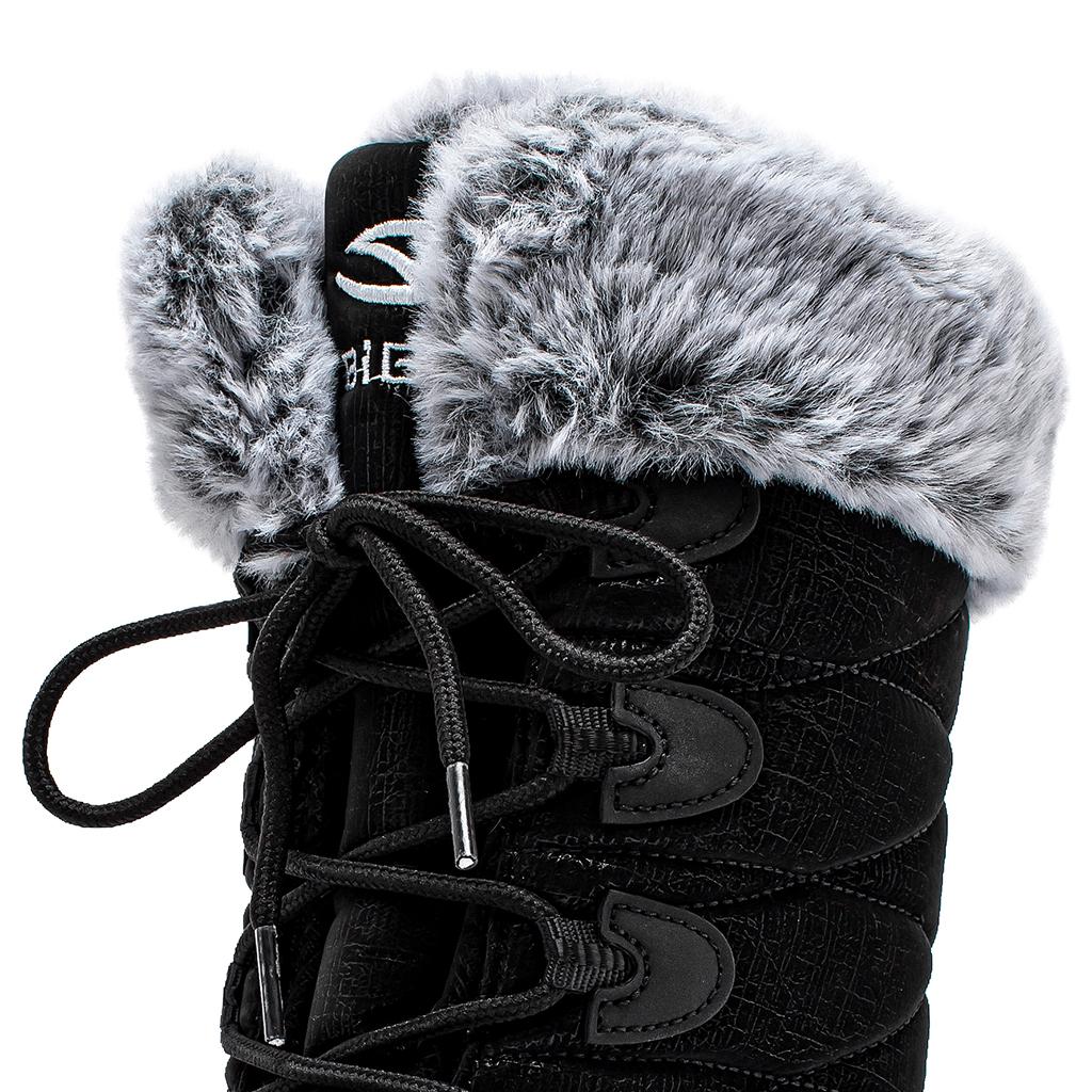 HOBIBEAR New Women's Waterproof Winter Snow Boots Lightweight Warm Faux Fur Lined Mid-Calf Booties