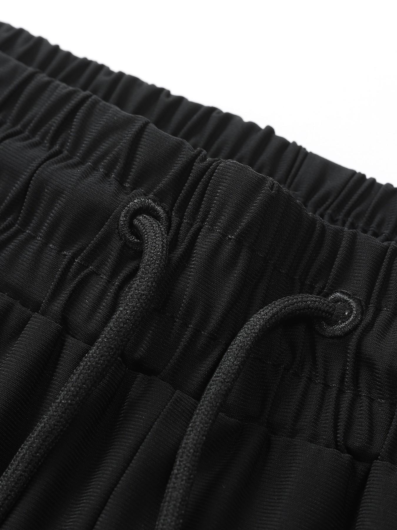 Men's Summer Gothic Style Print Loose Fit Pants, Ice Silk Texture, Comfortable Fashion, Casual Daily Wear, Versatile Design, Durable