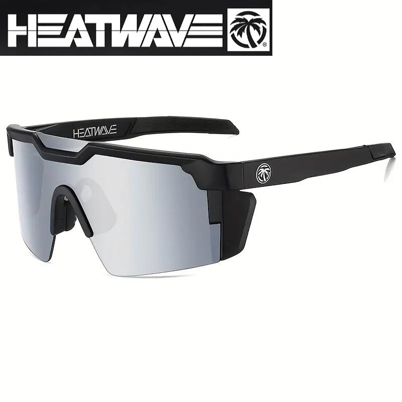 4 counts Heatwave Sport Sunglasses for Men Women UV400 Protection Cycling Running Fishing Outdoor Sports Wrap Around Shades