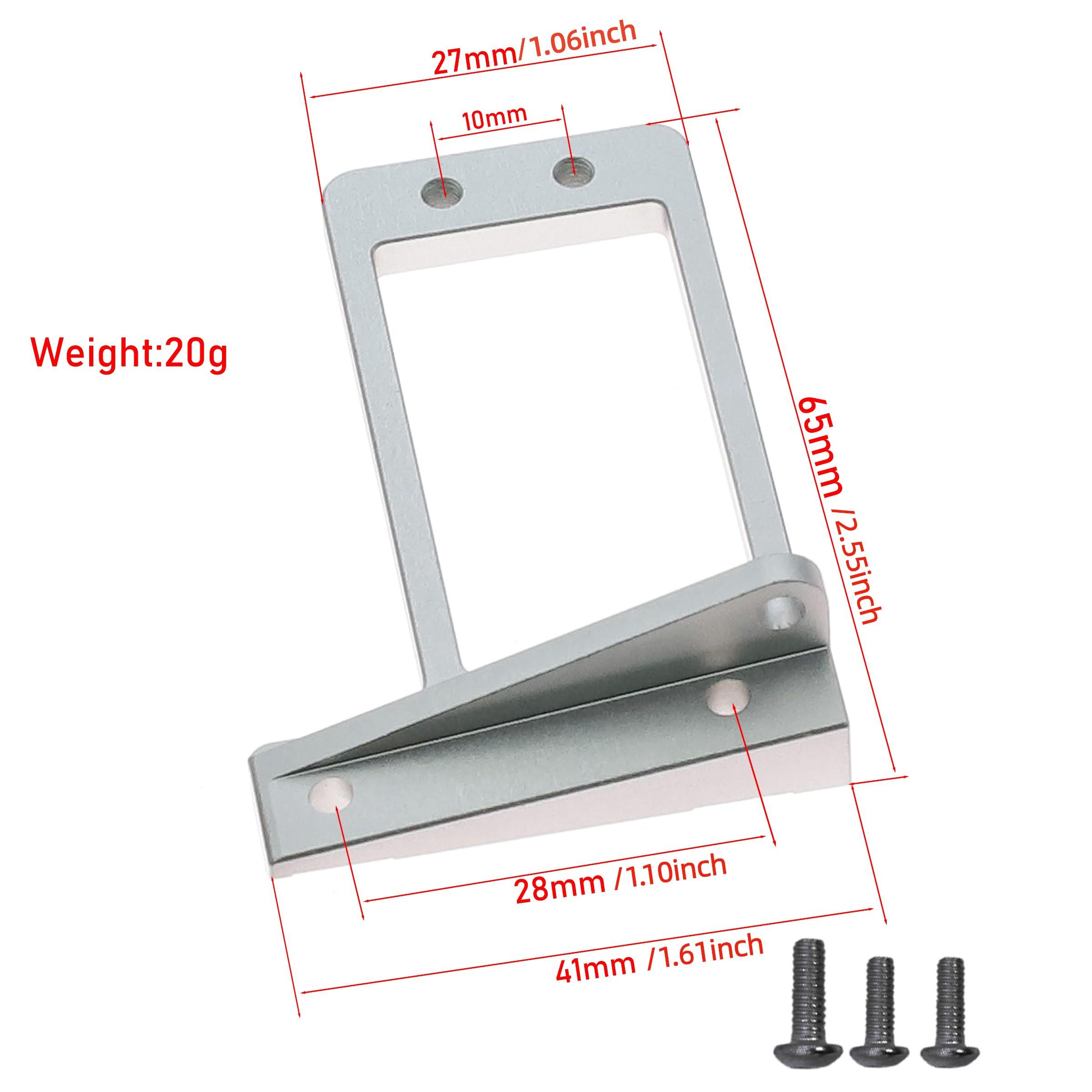 Aluminum Alloy 1/10 Capra Vp F9 Chassis, Low Center of Gravity, Servo Mount Bracket, DIY RC Car Parts, High Performance Racing Setup