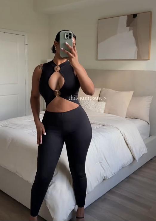 SHAPESHE Black Sleeveless Jumpsuits For Women One Piece Bodysuit Full Body Stylish Activewear Sports Outfits