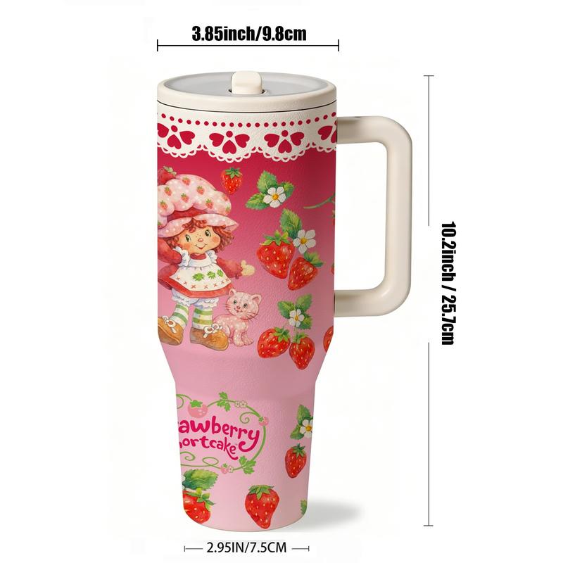 1 Pc 40oz Insulated Mug, Double Wall Vacuum Cup, Leak-Proof Skinny Thermal Mug, Hot Cold Drinks Use, Keeps Hot 12 Hours Cold 24 Hours, Travel Office Home Use, Gift for Women Men, Holiday Birthday Valentine Mother’s Day Present