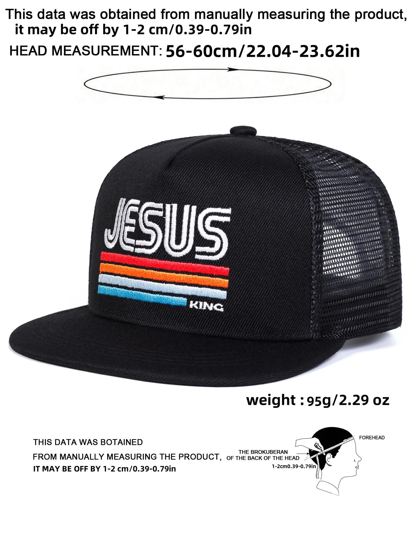 Unisex Jesus Hip-Hop Baseball Cap, Adjustable Outdoor Sun Protection Hat, Casual Cartoon Design for Spring & Fall Travel