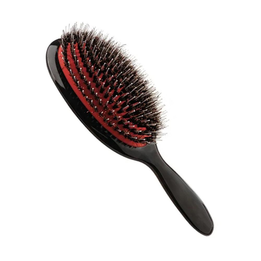 Luxury Pig Bristle Massage Comb, Four Color Options, Gold Silver Colors, Anti-Static Hair Brush, Styling Tool, Single Item