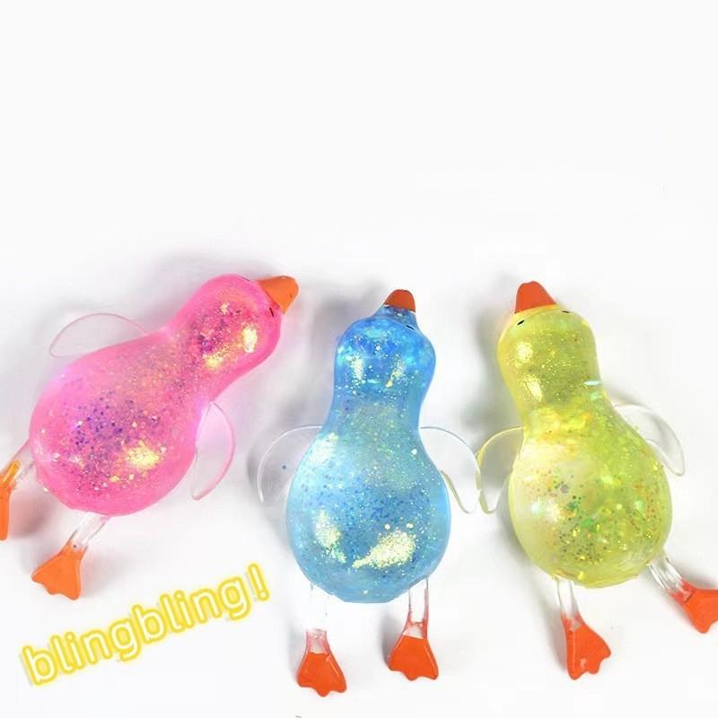 New Duck Malt Sugar Squeeze Ball Stress Relief Toy, Creative Venting Slow Bounce Squeeze, Fun and Relaxing Gift for Adults and Kids
