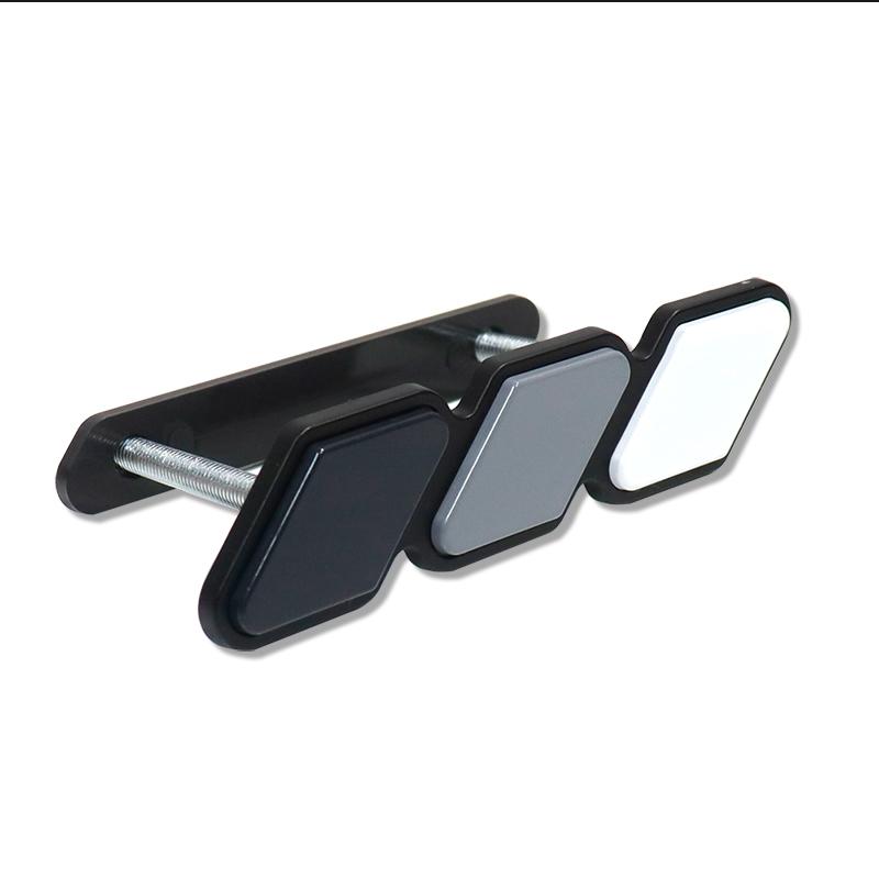 1 Set Tri-color 3 Front Grille Badge Emblem Decor For Toyota Tacoma TRD Pro 4Runner Tundra FJ RAV4 etc