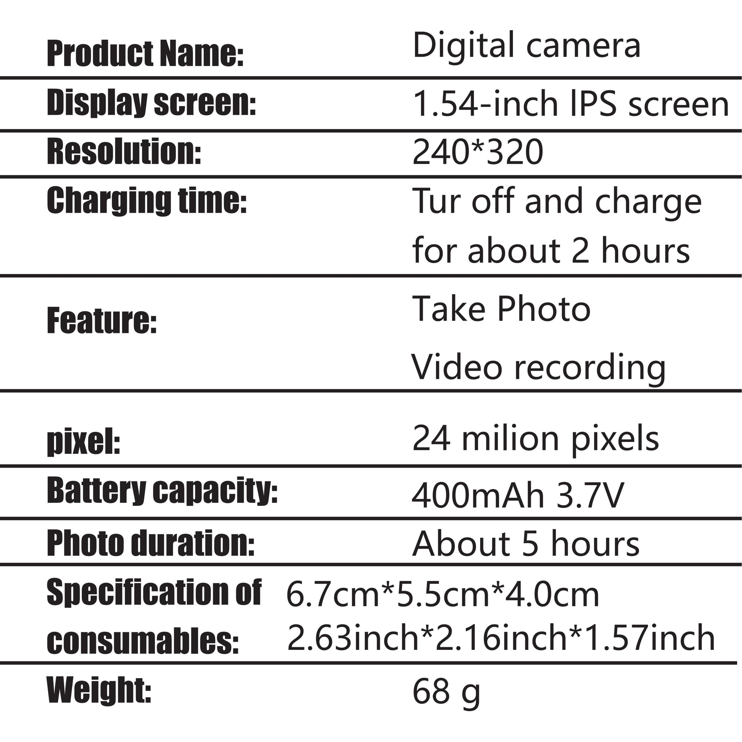 Mini digital camera with high-definition screen，rechargeable retro appearance，equipped with 32GB memory card，suitable for outdoor travel，high-definition video recording，making memories more exciting