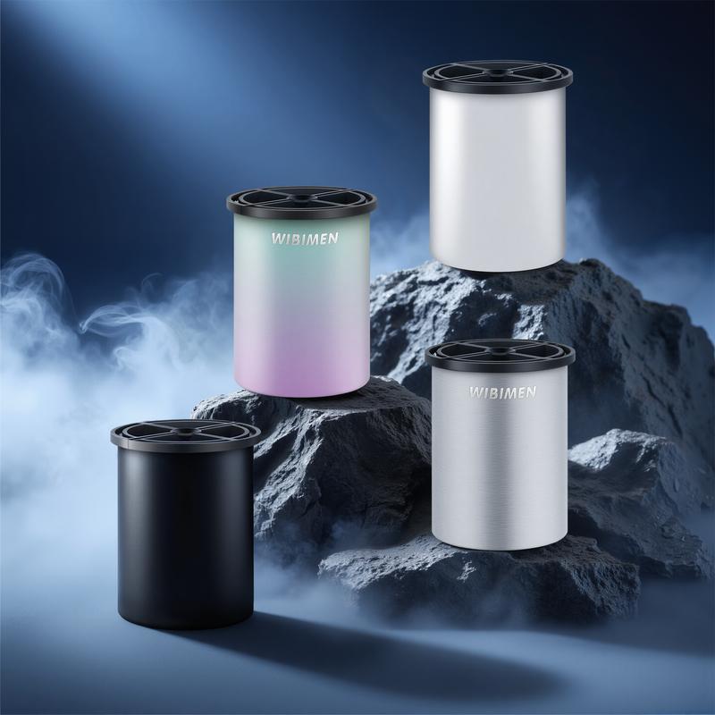 WIBIMEN Crystal Clear Ice Ball Maker - Stainless Steel Reusable Mold for Whiskey & Cocktails