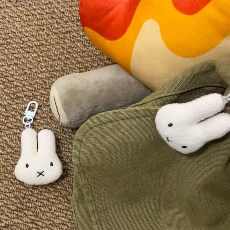 Miffy Cartoon Hair Tie Hairpin Brooch Bangs Clip Pendant Sweet Birthday Christmas Gift toys for Girl