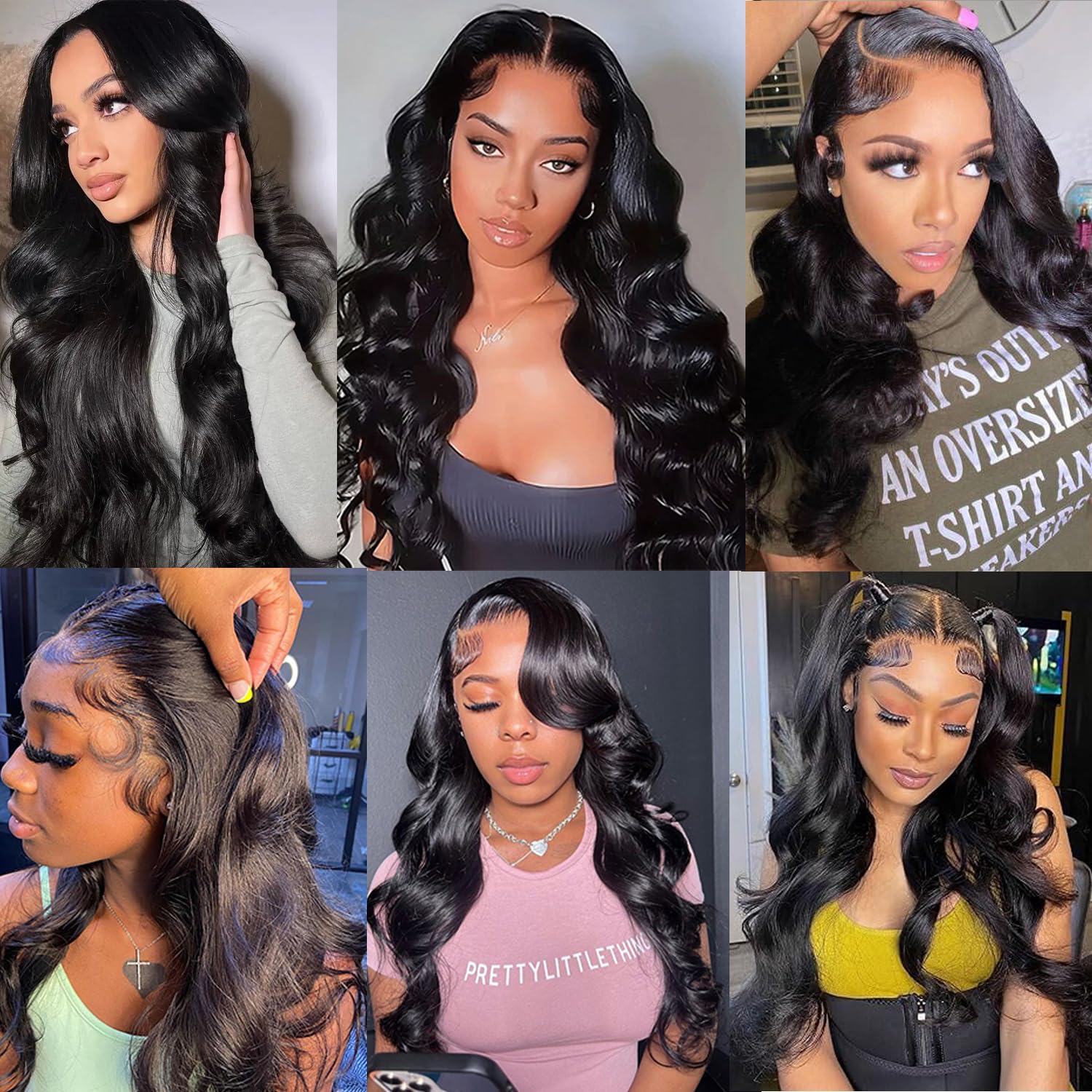 Bling Hair Wear and Go Glueless Human Hair Wigs Pre-cut Lace 7x5 Body Wave/Straight/Deep Wave Human Hair Wigs For Women Ready To Wear TikTokShopBlackFriday