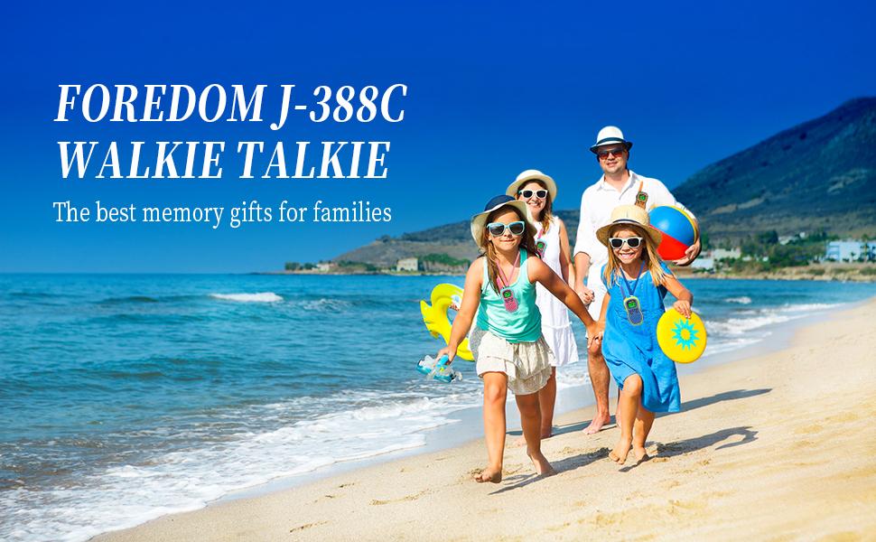 FOREDOM J388C Walkie Talkies for Kids 2 Pack Long Range with Flashlight FOREDOM J388C Walkie Talkies for Kids 2 Pack Long Range with Flashlight