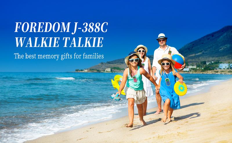 FOREDOM J388C Walkie Talkies for Kids 2 Pack Long Range with Flashlight