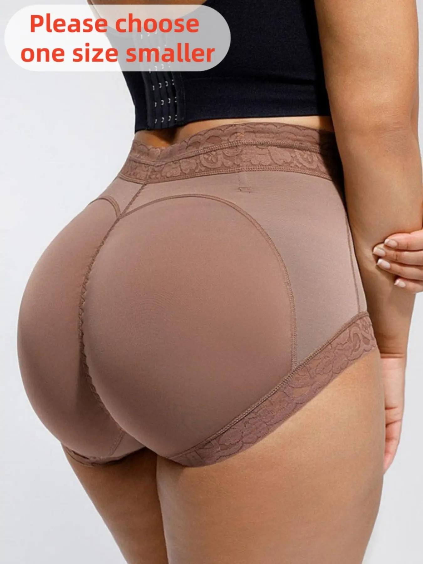1 Count Lace Shaperwear Shorts, Fajas, Tummy Control Body Shaper Bottoms, Lady Sexy Shapewear Briefs, Women Classic Daily Wear Body Shaper Panties, Underwear, Butt Lifter  Panty, Comfortable Colombian Shapewear, Suitable For Daily Wear Or Sports