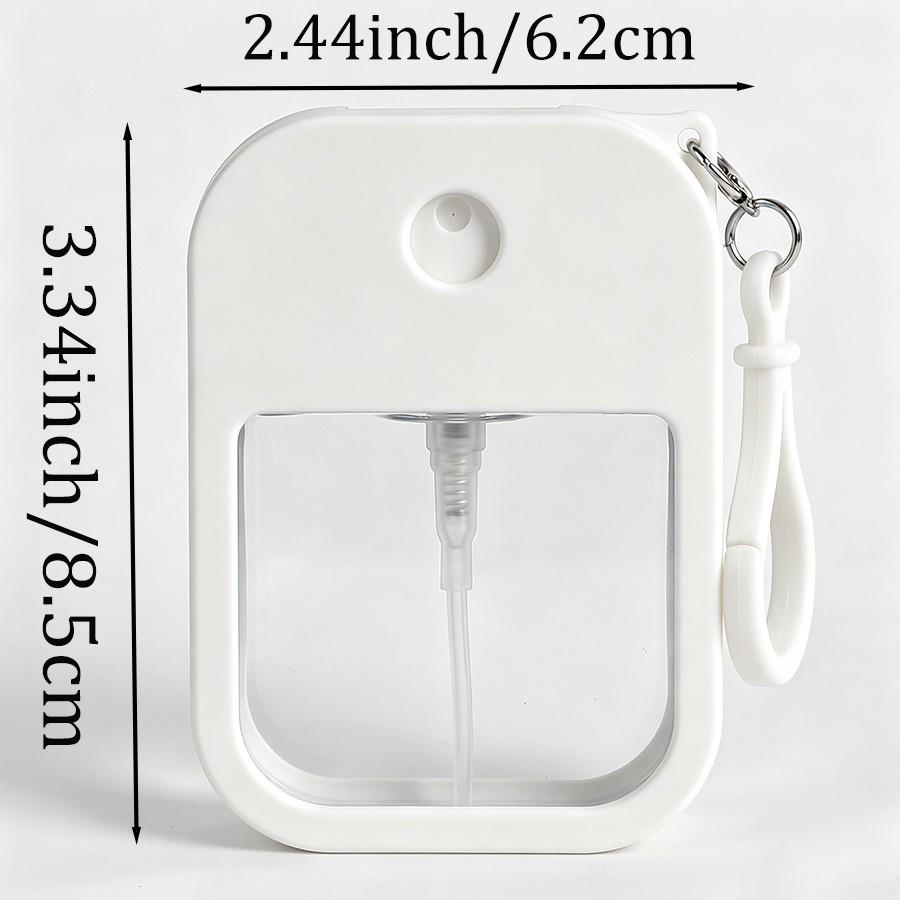 Cartoon Smile Cloud Rainbow Mini Spray Bottle Keychain, Leak-Proof Refillable Fine Mist Sprayer, Dispenser for Hand Soap, Perfume, Makeup Water, Portable Perfume Atomizer Travel Bottles, Makeup Tool