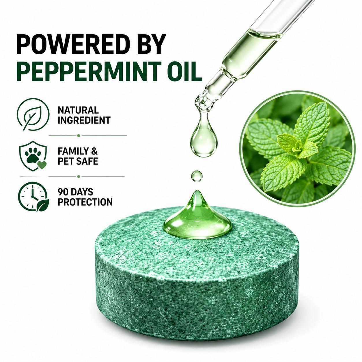 Rodent Repellent Peppermint Oil Mouse Repellent Fast Acting All-in-One Formula Deters Rats Mice Ants Eco-Friendly Cost-Effective User-Friendly Long Lasting