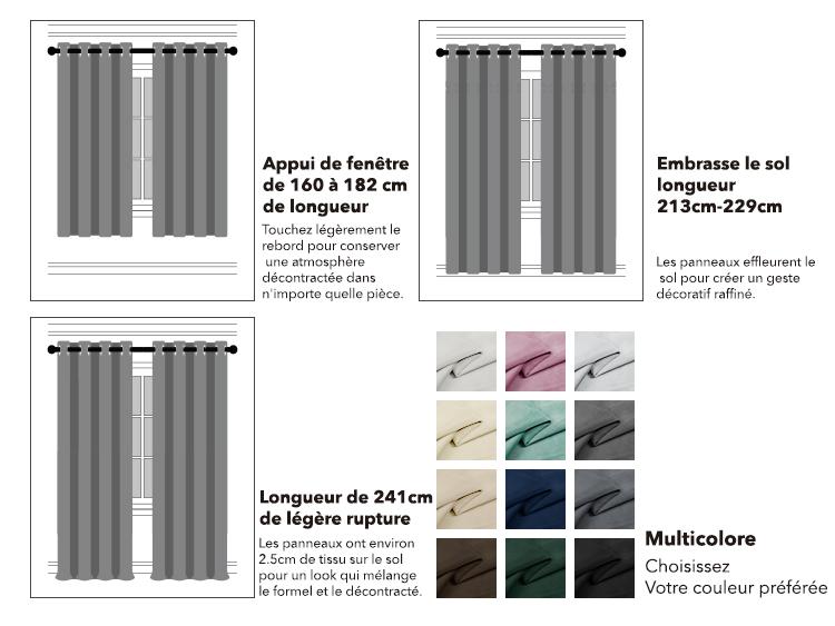 Deconovo Velvet Total Blackout Curtains – 2 Panels, Soft & Skin-Friendly, Thermal Insulated & Soundproof Drapes for Bedroom, Living Room & More