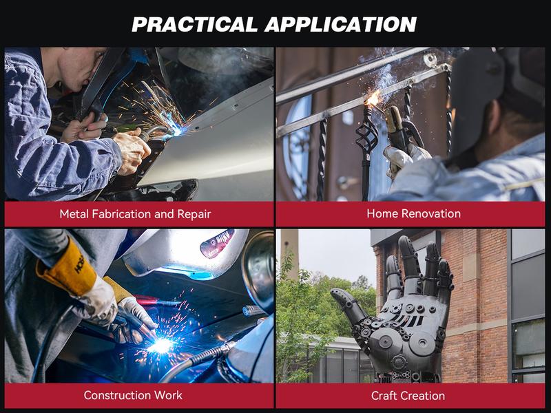 ARCCAPTAIN MIG205MP MIG Welder, All-in-One iControl APP Control Plasma Cutter/Pulsed MIG/Flux Core/Spool Gun/Pulsed HF TIG/Lift TIG/Clean/Stick Aluminum Welding Machine 120/240V Dual Voltage Multiprocess Welders Black Friday, Christmas Gifts for Men/Dad