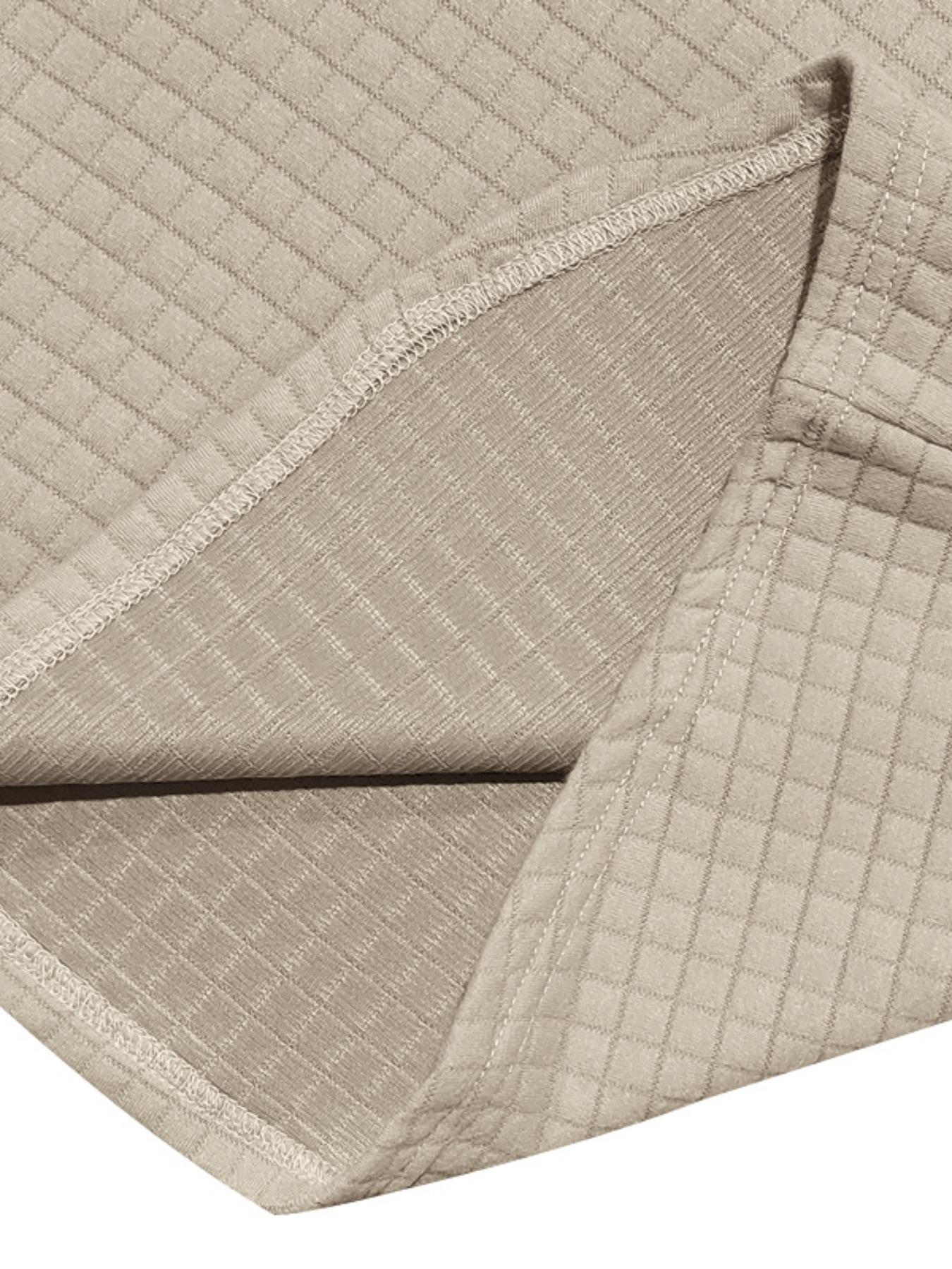 Men's Autumn and Winter Solid Color Waffle Weave Ice Hockey Sweatshirt, Regular Fit Leisure Zipper Placket Long Sleeve Outdoor Sports Clothing, S-3xl