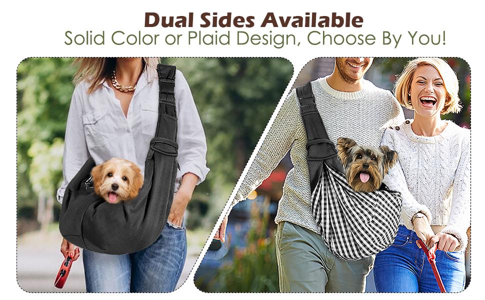Pawaboo Pet Carrier Sling - Thick Padded Adjustable Shoulder Strap Pet Carriers for Small Dogs And Cats, Puppy Carrier Purse for Pet Cat with Front Zipper Pocket Safety Belt Machine Washable Pawaboo Pet Carrier Sling - Thick Padded Adjustable Shoulder Strap Pet Carriers for Small Dogs And Cats, Puppy Carrier Purse for Pet Cat with Front Zipper Pocket Safety Belt Machine Washable