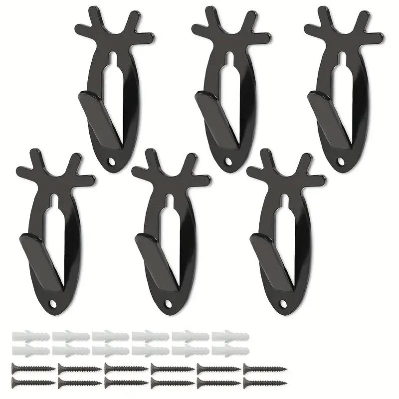 5/10Pcs Christmas European Mount Skull Wall Hanger Hook Deer Antelope Antler Mount Bracket Upgraded Version Organiser