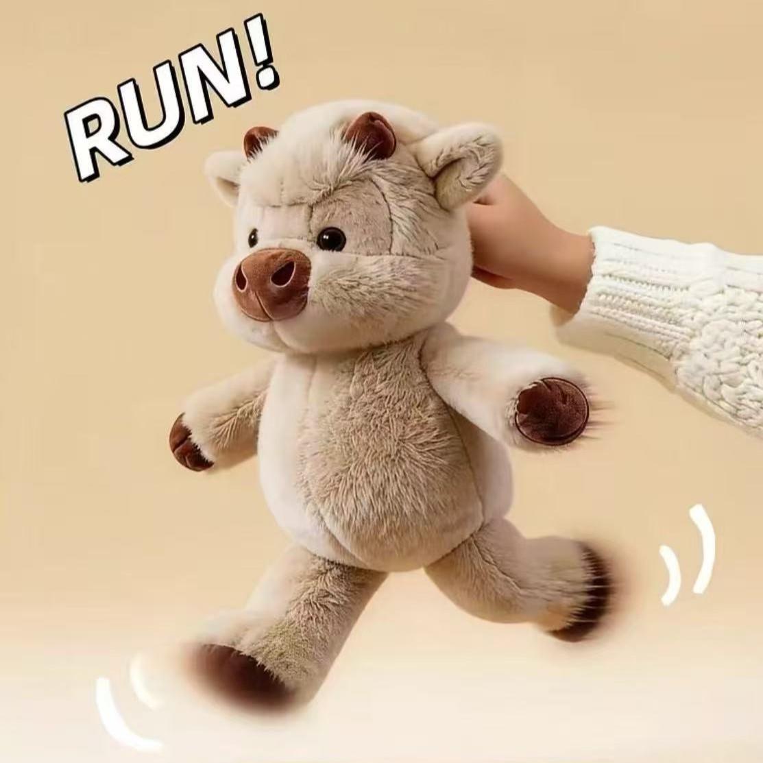 Highland Calf Plush Doll, Small Pig Hoho Stuffed Toy, Soft and Cozy Companion, Perfect Gift for Kids, Adorable Animal Figurine