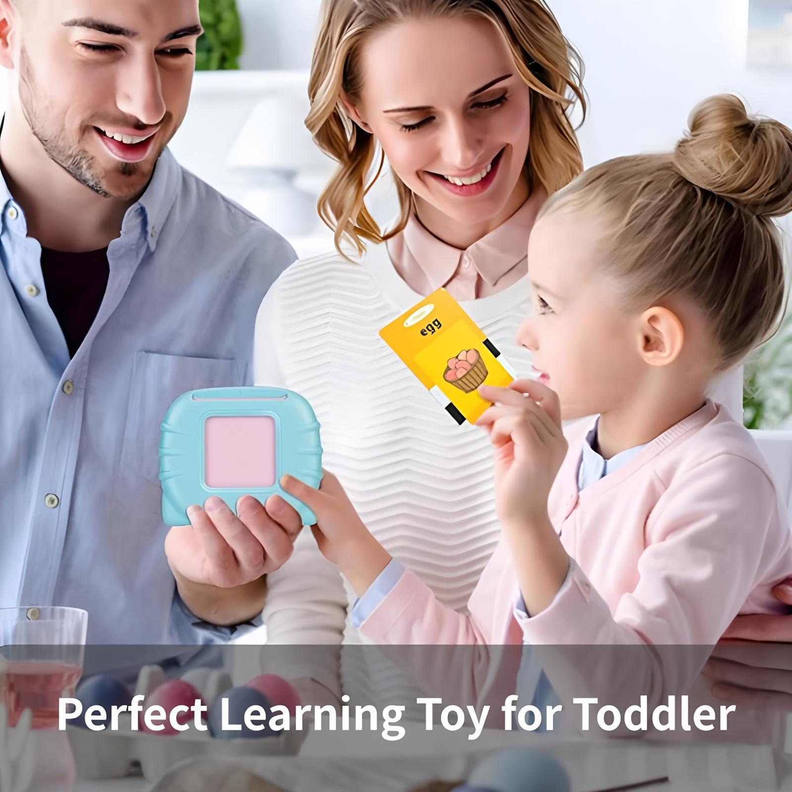 Bilingual English Spanish Flash Cards for Kids Educational Learning Tool Talking Flashcards with 224 Common Words Ideal Gift for Children Ages 2 to 8 Early Learning Toys Perfect for Halloween and Christmas Gifts