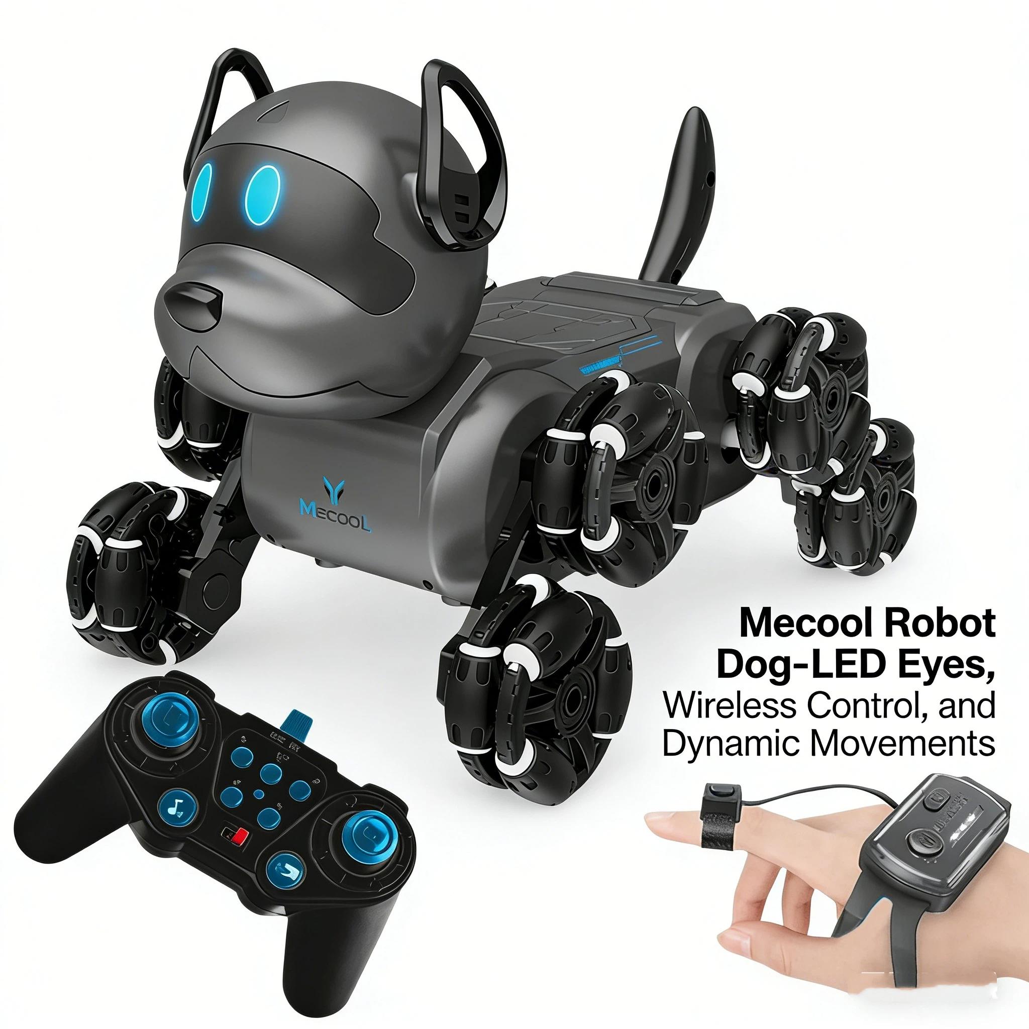 Smart Remote Control Robot Dog Toy, Gesture Sensing Electric Pet Dog for Kids, Birthday Gift, Holiday Present, Boys' RC Toy