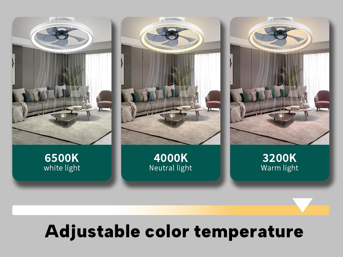 BaySquirrel Ceiling Fans with Lights, Flush Mount Modern Ceiling Fan and App & Remote Control, 19" LED Dimmable 6 Speeds Summer Gift Dealsforyoudays BaySquirrel Ceiling Fans with Lights, Flush Mount Modern Ceiling Fan and App & Remote Control, 19" LED Dimmable 6 Speeds Summer Gift Dealsforyoudays