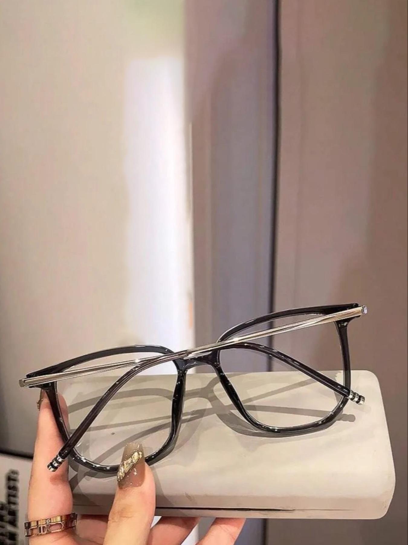 Women's Blue Light Blocking Glasses, Fashionable Design, Stylish Square Frames, Lightweight Comfort, UV Protection, Reduces Eye Strain & Migraine Relief