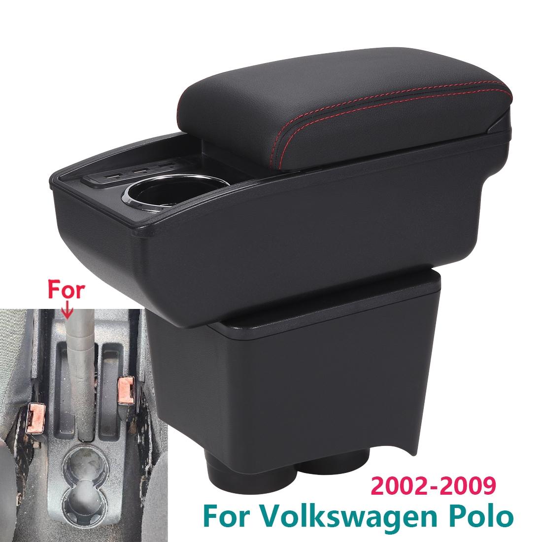 Car Armrest Box, Car Armrest Storage Box for VW Polo, Dedicated Storage Box for Interior Details, Essential Car armrest cover for VW Polo Vento ，Car Armrest Box for Volkswagen UP 2009-2020,car armrest case holster for VW Polo Vento，