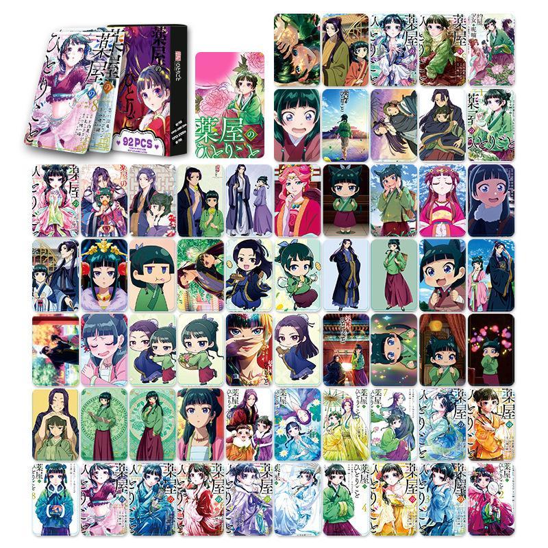 92pcs The Apothecary Diaries Cards Anime Lomo Card Small Card Games with Postcards Message Photo Gift Collection Cards Toy Gift