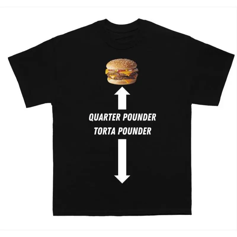 Women's Cotton Round Neck Short Sleeve Loose Fit T-Shirt - Digital Print Torta Pounder Meme Casual Classic Clothes, Gift for Pet Lovers, Shortsleeve, Tshirt, Unisex Cut, Memetic Graphic