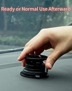 LISEN  Retractable Car Phone Mount Vacuum Magnetic Phone Holder, 360° Adjustable for MagSafe Car Holder Foldable Suction Phone Mount for Car, for Garmin GPS/Mirror/Smooth Surface, for iPhone 16 Pro Max 15