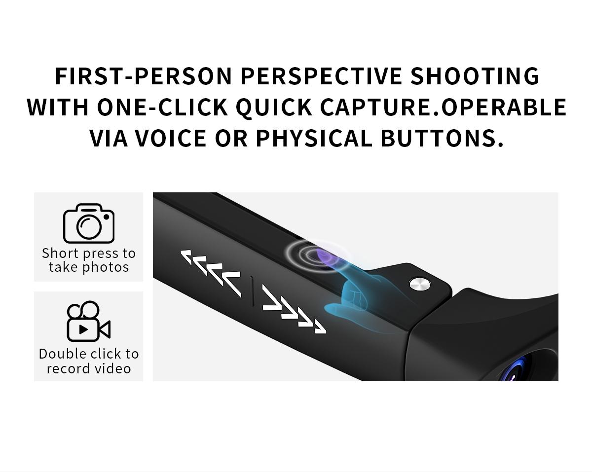 2026 AI Smart Glasses, 8MP Camera, 4GB Storage, Photo Video Audio, Ai Translation, Voice Control, Wireless Call, USB Data Transfer, Smart Camera Glasses, Camera Glasses, AI Glasses, Ai Smart Glasses With Camera, Wearable Tech Glasses