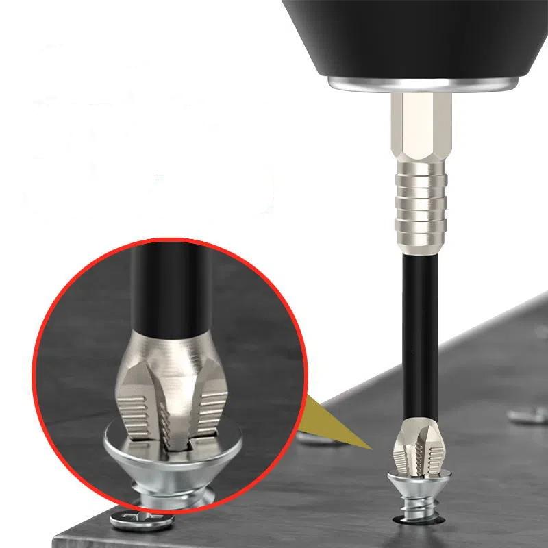 6-pack titanium alloy impact non-slip cross head super hard magnetic screwdriver 6-pack titanium alloy impact non-slip cross head super hard magnetic screwdriver